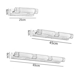 Lámpara de pared de latón acrílico cilindro espejo luz frontal