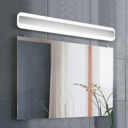 Lámpara de pared moderna con espejo, luz frontal para baño, luz de maquillaje, iluminación