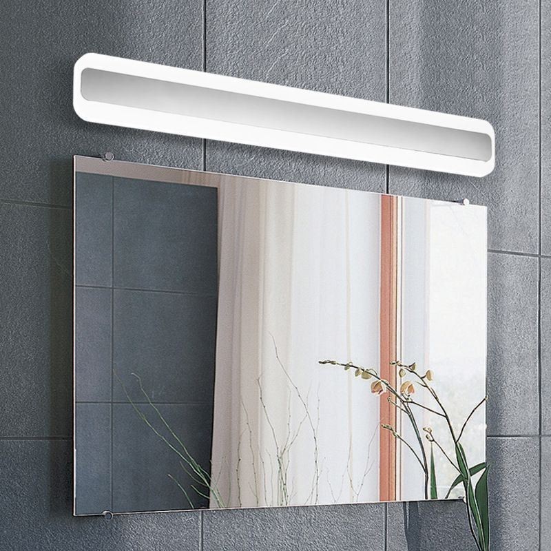 Lámpara de pared moderna con espejo, luz frontal para baño, luz de maquillaje, iluminación