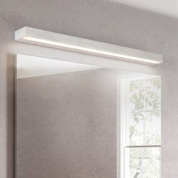 Lámpara de pared con espejo frontal moderno, lámpara de acrílico para baño, iluminación de maquillaje
