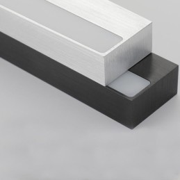 Lámpara de pared con espejo frontal moderno, lámpara de acrílico para baño, iluminación de maquillaje