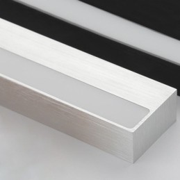 Lámpara de pared con espejo frontal moderno, lámpara de acrílico para baño, iluminación de maquillaje