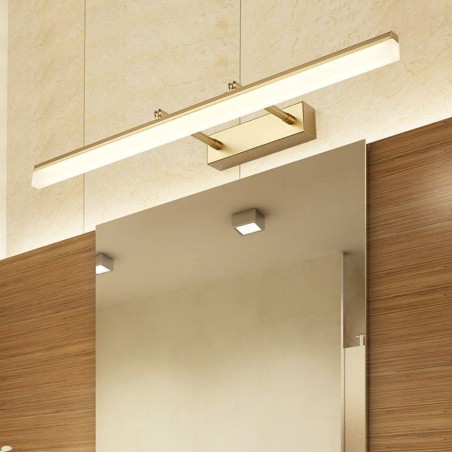 Lámpara de pared extensible de acrílico con luz frontal para espejo, para baño y pasillo Lámpara de pared extensible de acrílico con luz frontal para espejo, para baño y pasillo