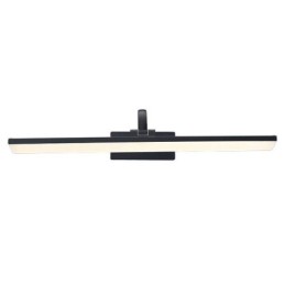 Lámpara de pared moderna con espejo, luz frontal, ángulo ajustable, luz de maquillaje para baño