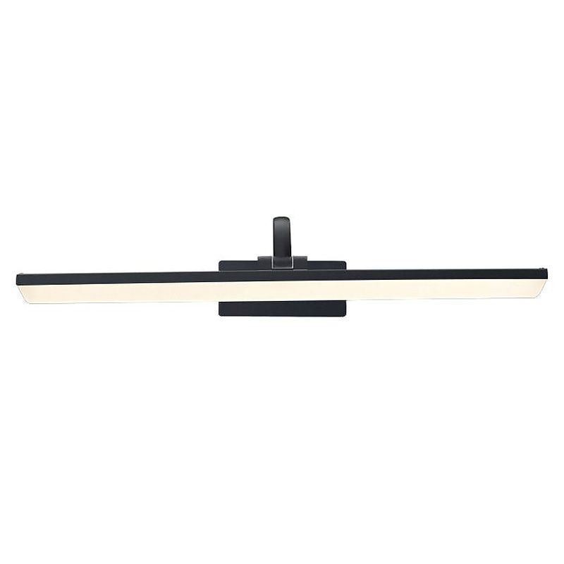 Lámpara de pared moderna con espejo, luz frontal, ángulo ajustable, luz de maquillaje para baño