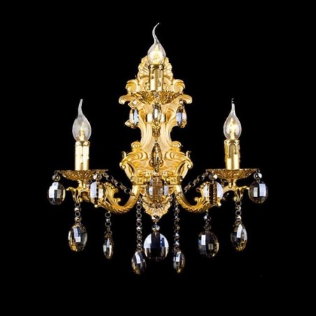 Lámpara de pared de moda europea, aplique de pared de cristal de lujo, iluminación Lámpara de pared de moda europea, aplique de pared de cristal de lujo, iluminación