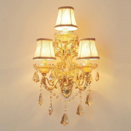 Lámpara de pared de lujo, elegante aplique de pared, lámpara decorativa, iluminación de noche Lámpara de pared de lujo, elegante aplique de pared, lámpara decorativa, iluminación de noche