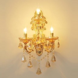 Lámpara de pared de lujo, elegante aplique de pared, lámpara decorativa, iluminación de noche