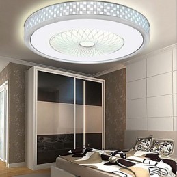 Lámpara de cristal romántica con luz de cúpula circular