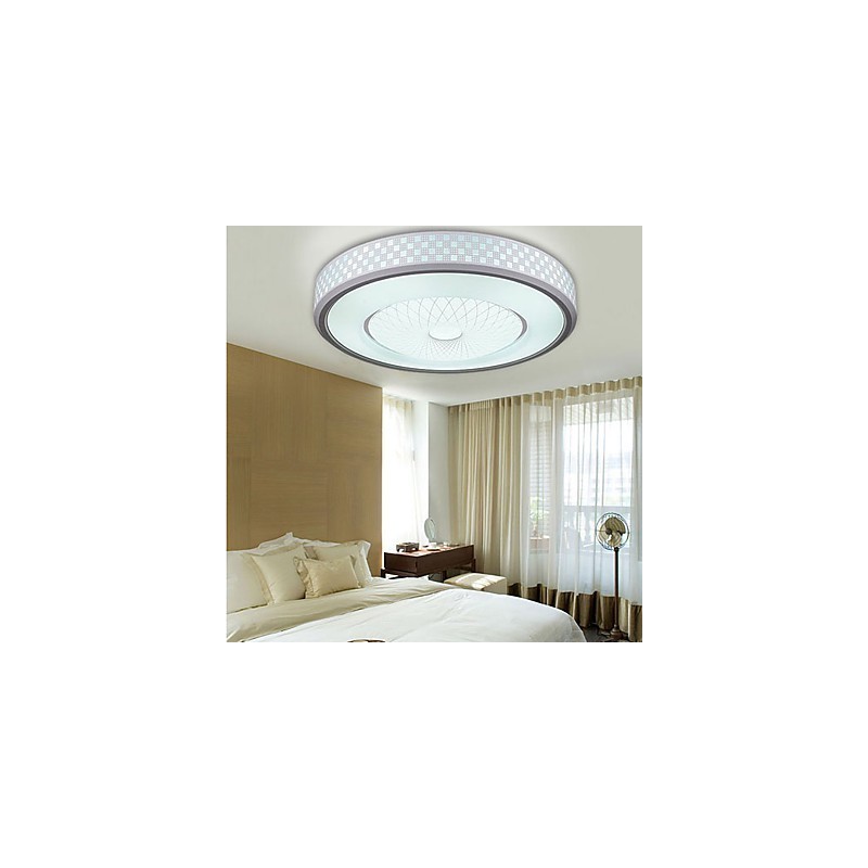 Lámpara de cristal romántica con luz de cúpula circular