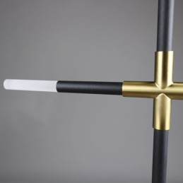 Aplique de pared con luz blanca cálida, creativo, lámpara de combinación DIY