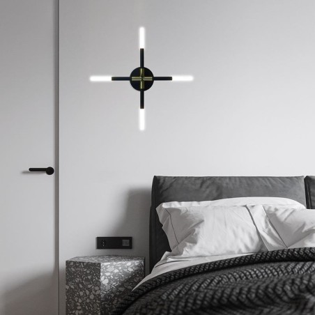 Aplique de pared moderno minimalista blanco cálido creativo Aplique de pared moderno minimalista blanco cálido creativo