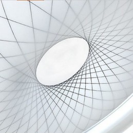 Lámpara de cristal romántica con luz de cúpula circular
