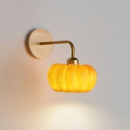 Lámpara de pared estilo calabaza, estilo retro japonés