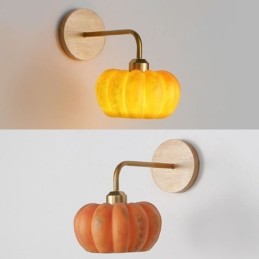 Lámpara de pared estilo calabaza, estilo retro japonés