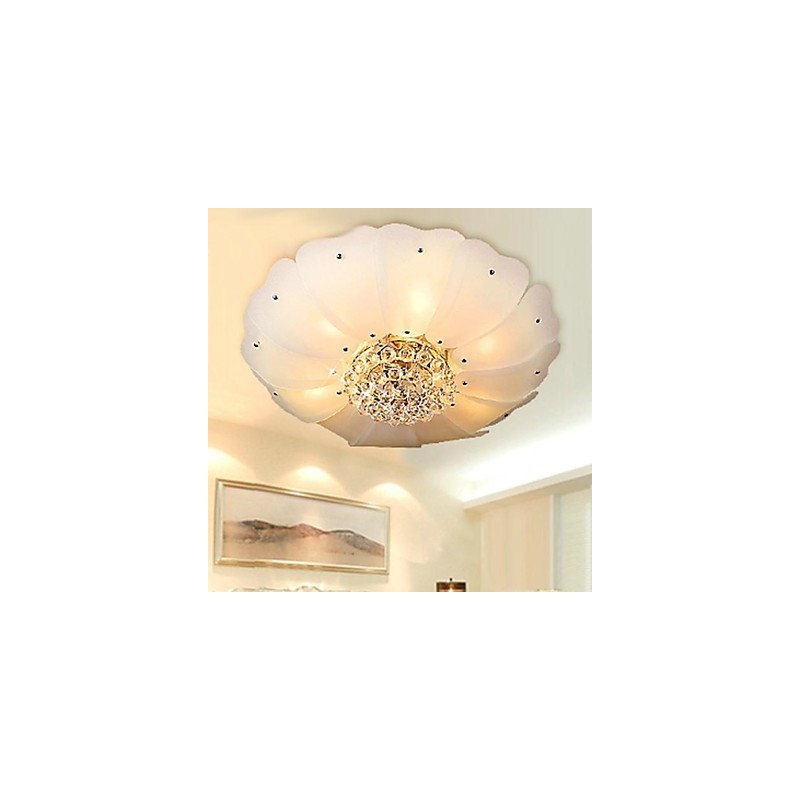 Lámpara colgante de metal galvanizado con cristal, estilo rústico, clásico, tradicional, contemporáneo y vintage.