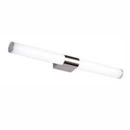 Lámpara de espejo de acero inoxidable, moderna lámpara de pared para baño, aplique de pared