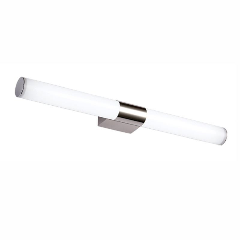 Lámpara de espejo de acero inoxidable, moderna lámpara de pared para baño, aplique de pared