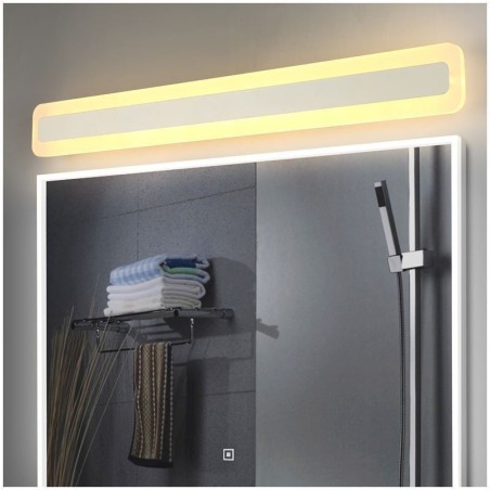 Nueva lámpara de espejo de pared moderna de acrílico cosmético para baño Nueva lámpara de espejo de pared moderna de acrílico cosmético para baño