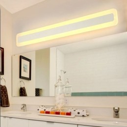 Nueva lámpara de espejo de pared moderna de acrílico cosmético para baño