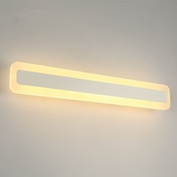 Nueva lámpara de espejo de pared moderna de acrílico cosmético para baño