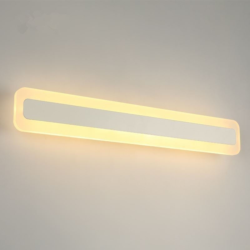 Nueva lámpara de espejo de pared moderna de acrílico cosmético para baño