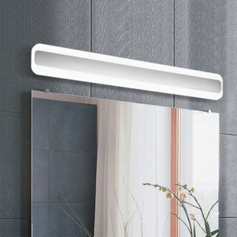 Nueva lámpara de espejo de pared moderna de acrílico cosmético para baño