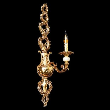 Lámpara de pared europea de lujo con pétalos de jade, lámpara decorativa, iluminación de mesita de noche Lámpara de pared europea de lujo con pétalos de jade, lámpara decorativa, iluminación de mesita de noche