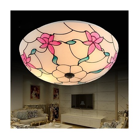 Lámpara de techo de estilo europeo con luz de cúpula absorbente. Lámpara de techo de estilo europeo con luz de cúpula absorbente.