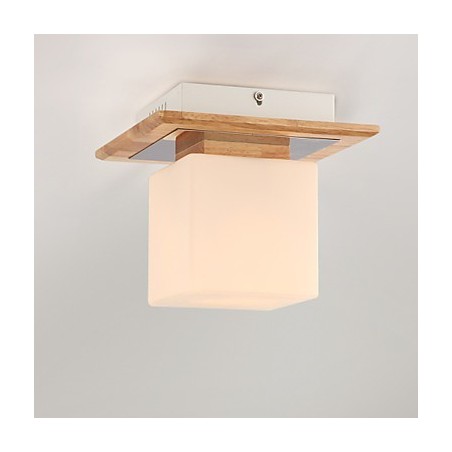 Lámpara empotrada estilo mini moderna contemporánea de madera Lámpara empotrada estilo mini moderna contemporánea de madera