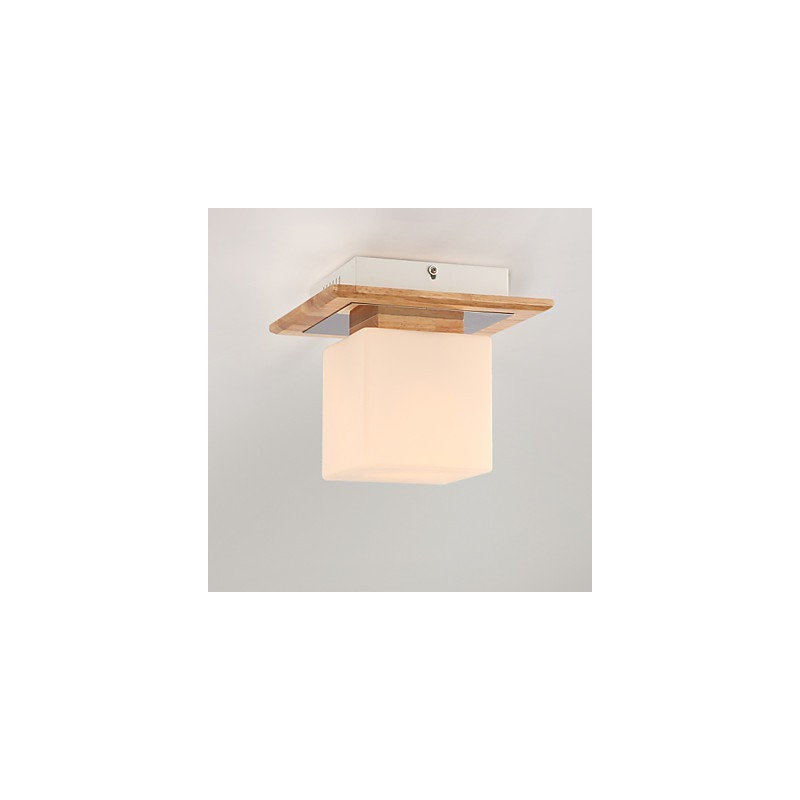 Lámpara empotrada estilo mini moderna contemporánea de madera
