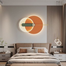 Aplique de pared de hierro forjado con puntero