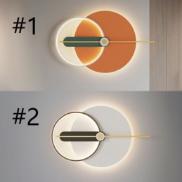 Aplique de pared de hierro forjado con puntero