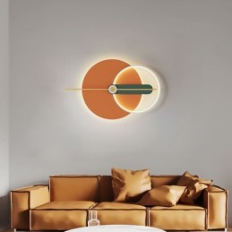 Aplique de pared de hierro forjado con puntero