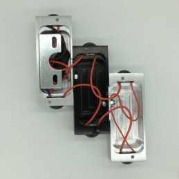 Apliques de pared modernos de aluminio con iluminación hacia arriba y hacia abajo