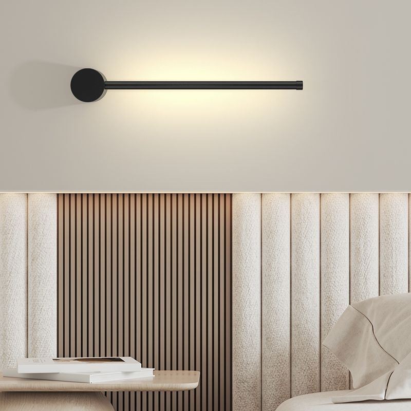 Lámpara de pared larga moderna, lámpara de decoración para mesita de noche