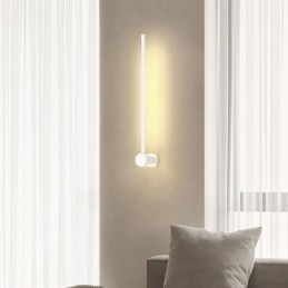Lámpara de pared larga moderna, lámpara de decoración para mesita de noche