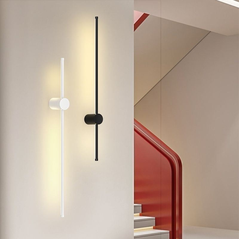 Lámpara de pared larga moderna, lámpara de decoración para mesita de noche, lámpara de pasillo