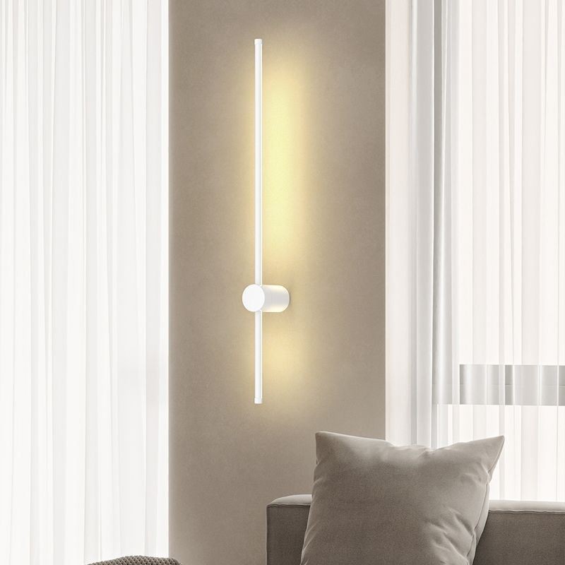 Lámpara de pared larga moderna, lámpara de decoración para mesita de noche, lámpara de pasillo