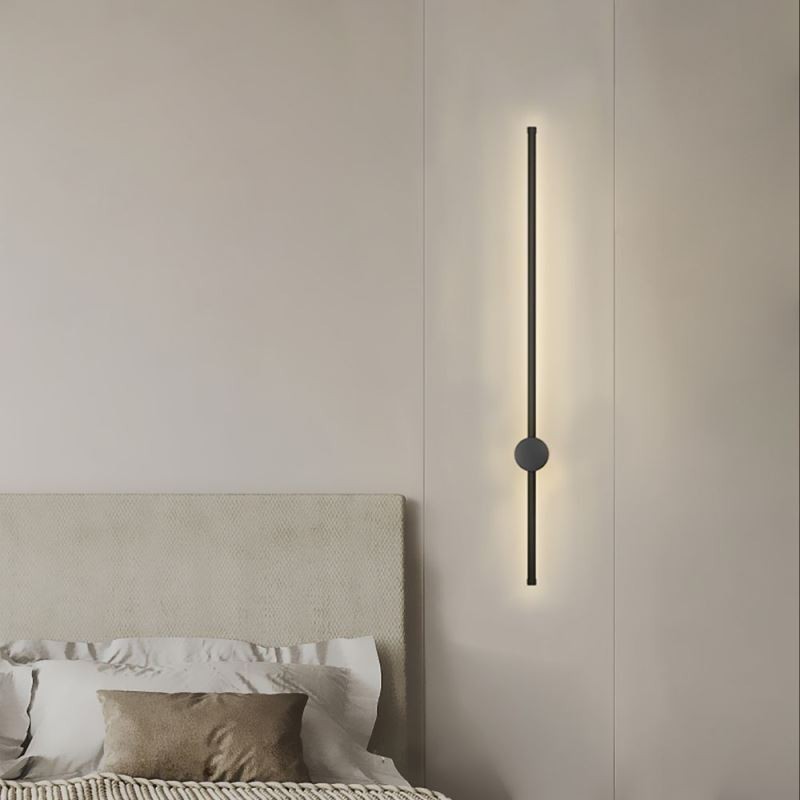 Lámpara de pared larga moderna, lámpara de decoración para mesita de noche, lámpara de pasillo