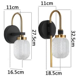 Lámpara de pared acrílica minimalista moderna