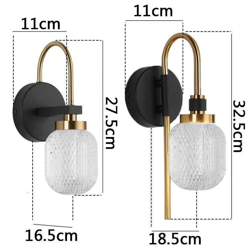 Lámpara de pared acrílica minimalista moderna
