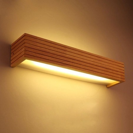 Lámparas de pared de madera de estilo japonés, lámpara de baño, aplique de pared para el hogar Lámparas de pared de madera de estilo japonés, lámpara de baño, aplique de pared para el hogar