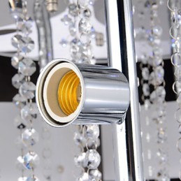 Lámpara de techo empotrada con mando a distancia de cristal moderna y contemporánea