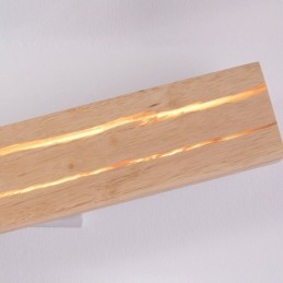 Lámpara de pared de madera moderna, luces de pasillo de entrada, luz de pared de noche nórdica