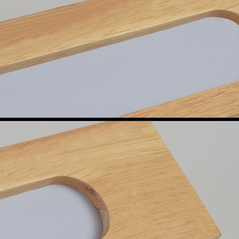 Lámpara de pared moderna de madera para entrada, pasillo, luz de pared nórdica para mesita de noche