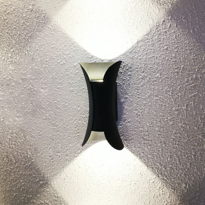 Lámpara de pared moderna, impermeable, para patio, balcón y pasillo.