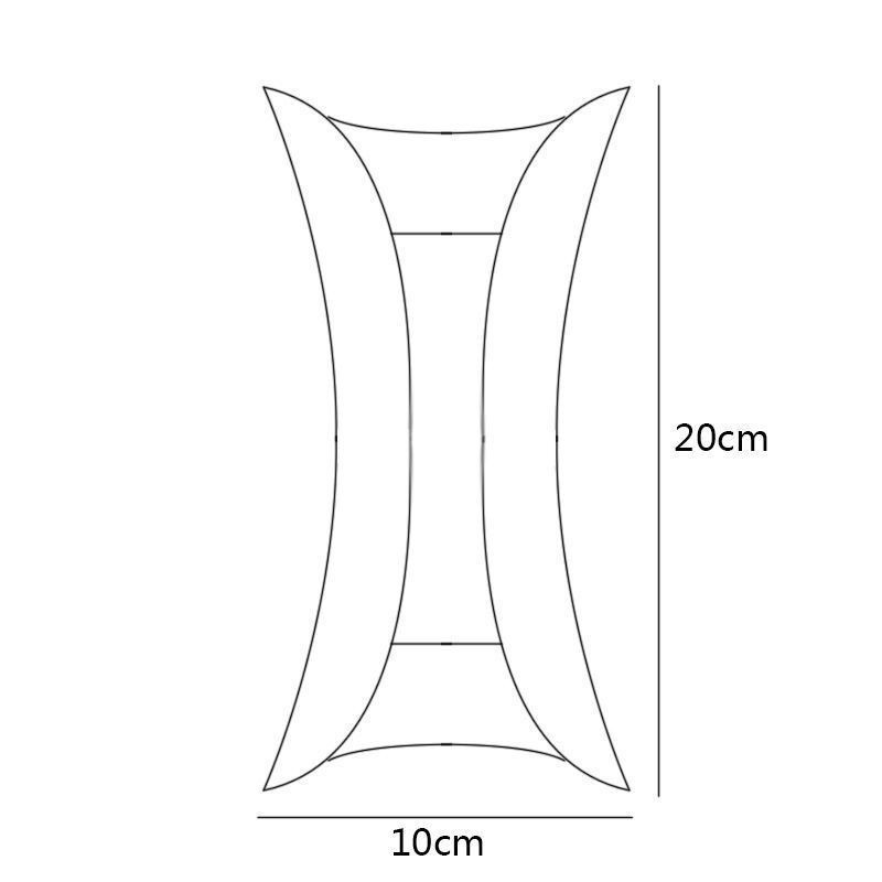 Lámpara de pared moderna, impermeable, para patio, balcón y pasillo.