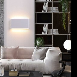 Lámpara de pared moderna, impermeable, de aluminio, sencilla, para interiores.