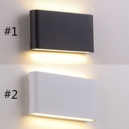 Lámpara de pared moderna, impermeable, de aluminio, sencilla, para interiores.